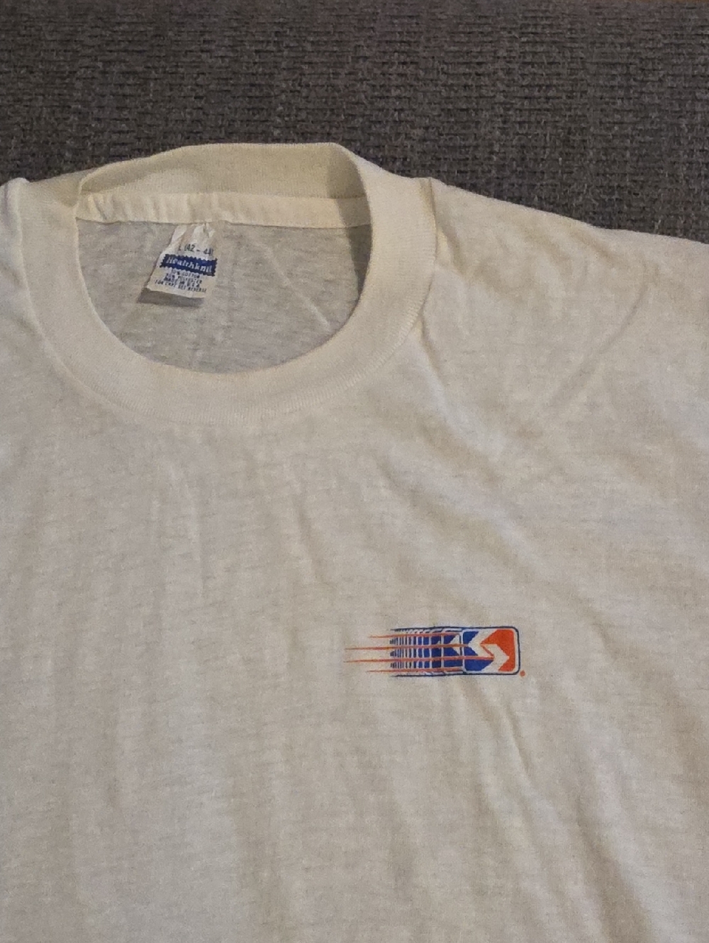 VINTAGE SEPTA White Tee. Womens Size LARGE